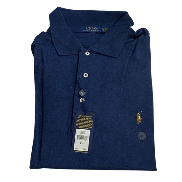 Ralph Lauren Classic Polo Navy Blue Men’s XLT NWT - Picture 6 of 7